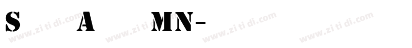 Stencil Antique MN字体转换 Stencil Antique MN字体转换